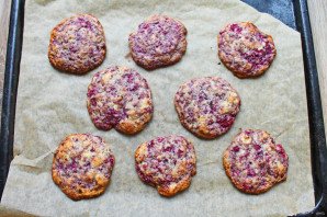 Малиновое печенье с шоколадом Малиновое печенье с шоколадом