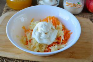 Салат из тыквы с яблоком и морковью Салат из тыквы с яблоком и морковью