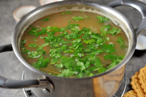 Суп с горохом и гречкой