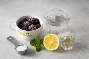 Мохито с ежевикой