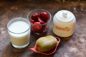 Смузи из киви и клубники Смузи из киви и клубники