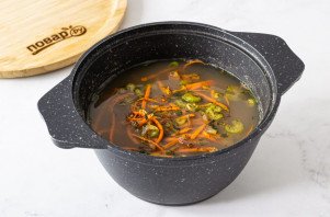 Суп из маша и чечевицы