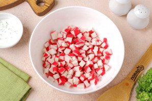 ПП крабовый салат ПП крабовый салат