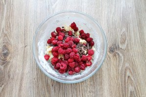 Малиновое печенье с шоколадом Малиновое печенье с шоколадом