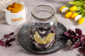 Компот из базилика на зиму