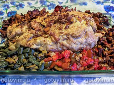 Рулет из куриной грудки с паштетом а-ля «Метропольки» Рулет из куриной грудки с паштетом а-ля «Метропольки»