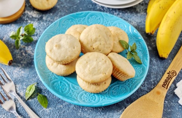Банановые маффины на кефире Банановые маффины на кефире
