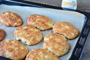 Овсяное печенье с творогом и яблоками