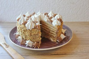 Медовик с шоколадным кремом