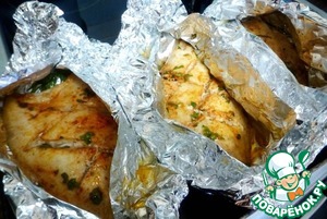 Камбала, запеченная с паприкой и петрушкой Камбала, запеченная с паприкой и петрушкой