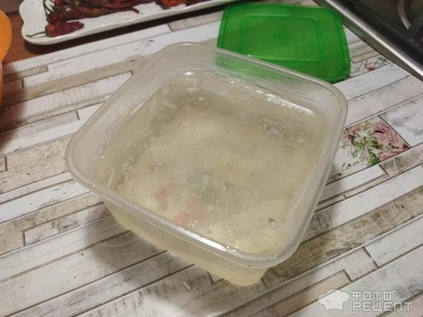 Рецепт: Ароматный суп-пюре - суп-пюре из квашеной капусты с кабачком