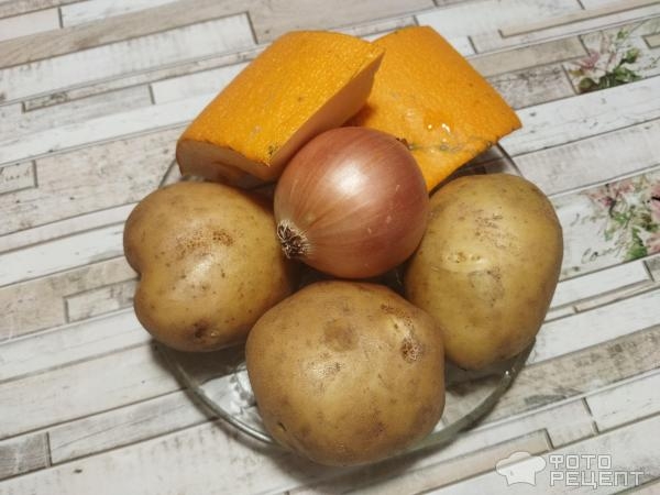 Рецепт: Ароматный суп-пюре - суп-пюре из квашеной капусты с кабачком