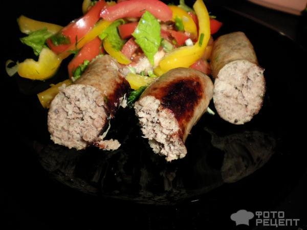 Рецепт: Купаты домашние - На сковороде!