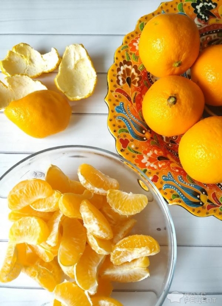 Рецепт: Мандариновое варенье - с новогодним запахом Рецепт: Мандариновое варенье - с новогодним запахом