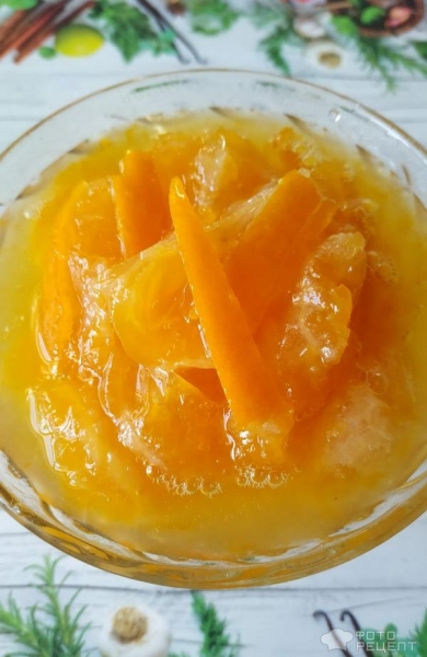 Рецепт: Мандариновое варенье - с новогодним запахом Рецепт: Мандариновое варенье - с новогодним запахом