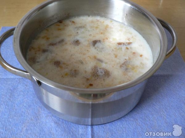 Рецепт: Суп из соленых грибов по-деревенски - для  любителей  простой еды