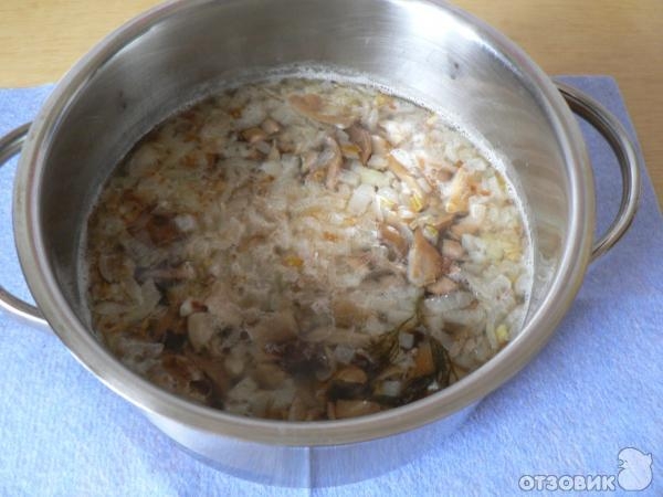 Рецепт: Суп из соленых грибов по-деревенски - для  любителей  простой еды