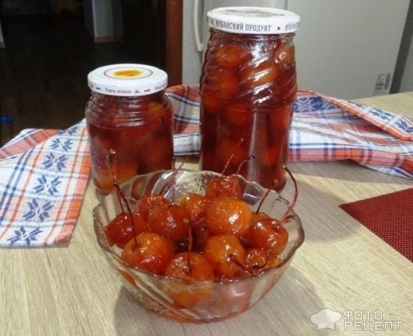 Рецепт: Варенье из райских яблок с лимоном - Варенье из детства.