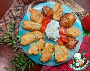 Рыба в тыквенно-сырном кляре Рыба в тыквенно-сырном кляре