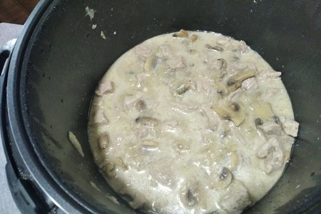 Свинина с грибами 