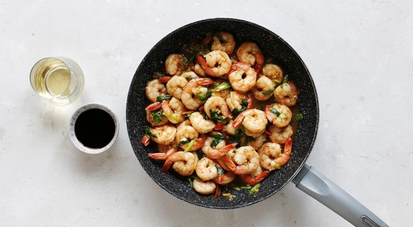 Королевские креветки в соевом соусе, пошаговый рецепт с фото