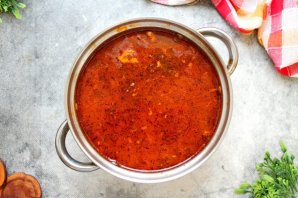 Суп харчо с картошкой