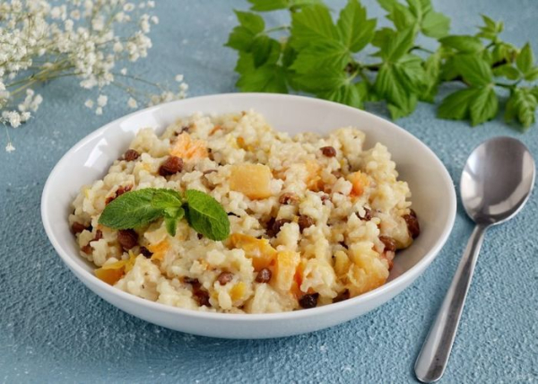 
			Рисовая каша с тыквой на молоке &ndash; быстрый и вкусный рецепт приготовления		