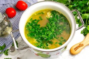 Чечевичный суп с курицей