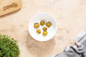 Жареные оливки