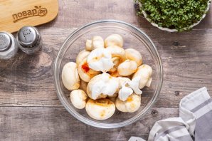 Грибы в аэрогриле