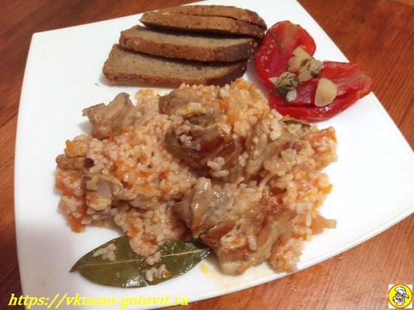 
			Плов со свининой в мультиварке &mdash; простой рецепт приготовления		