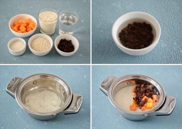 
			Рисовая каша с тыквой на молоке &ndash; быстрый и вкусный рецепт приготовления		