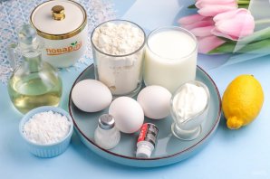 Блинный торт "Роза"