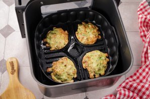 Оладьи из кабачков в аэрогриле