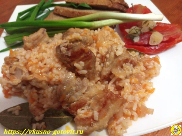 
			Плов со свининой в мультиварке &mdash; простой рецепт приготовления		