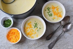 Суп с сыром Чеддер Суп с сыром Чеддер