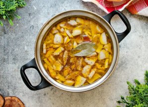 Суп из белых грибов замороженных Суп из белых грибов замороженных