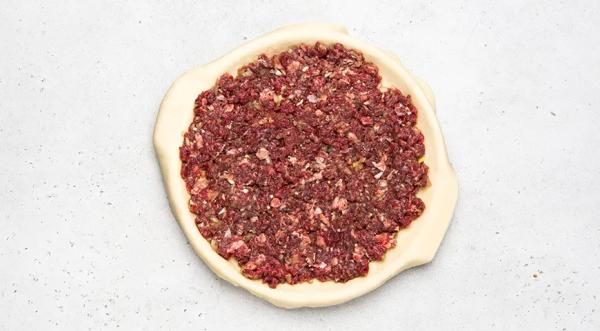 Фыдчин, осетинский пирог с мясом, пошаговый рецепт с фото на 491 ккал