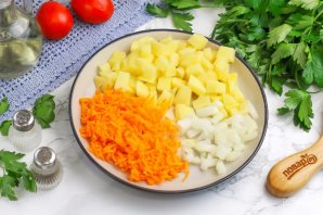 Чечевичный суп с курицей