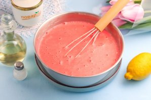 Блинный торт "Роза"