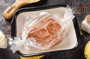 Салат с курицей и блинчиками Салат с курицей и блинчиками