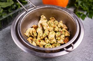 Салат с курицей и апельсинами