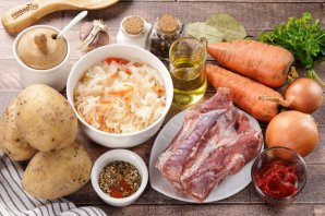 Кислые щи из квашеной капусты