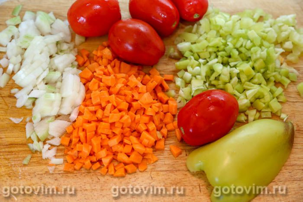 Потахе или испанский суп из нута, овощей и миндаля (Potaje de garbanzos)