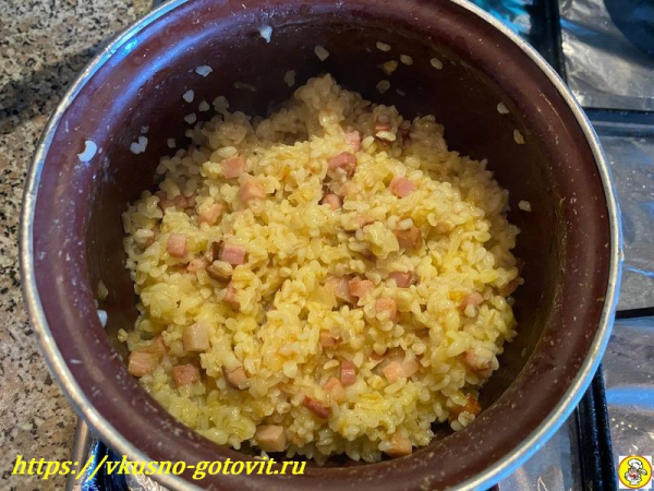 
			Булгур с мясом &mdash; рецепт приготовления с овощами в домашних условиях		