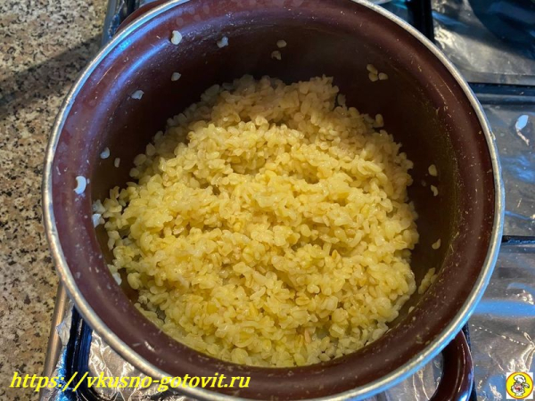 
			Булгур с мясом &mdash; рецепт приготовления с овощами в домашних условиях		