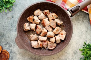 Печень со свининой