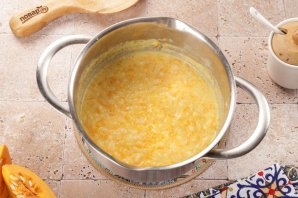 Рисовая каша с тыквой