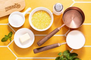 Кукурузная каша на молоке