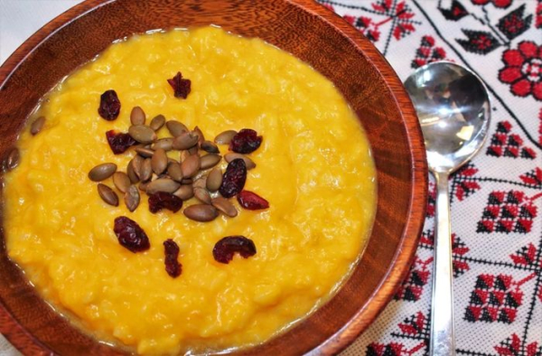 
			Рисовая каша с тыквой на молоке &ndash; быстрый и вкусный рецепт приготовления		